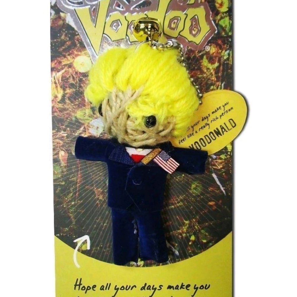 Watchover Voodoo Doll Keyring. Voodonald. ISO- NOT FOR SALE